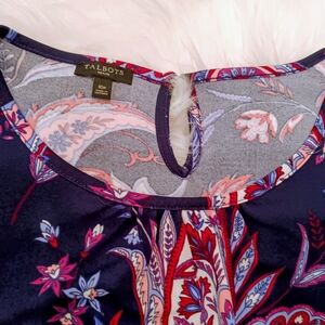Talbots Floral Paisley Blouse